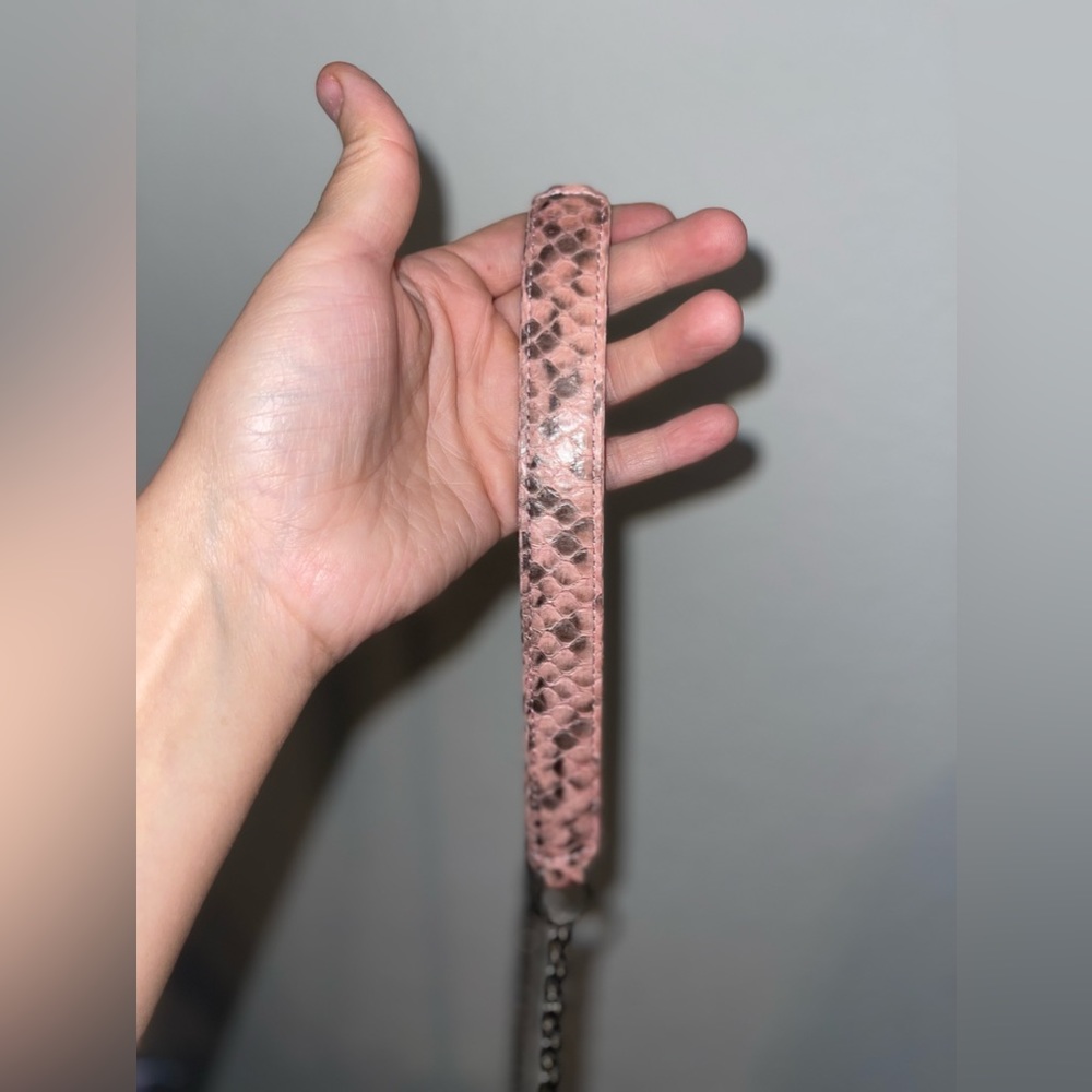 CLARIS VIROT Charly Python Shoulder Crossbody Bag - image 8